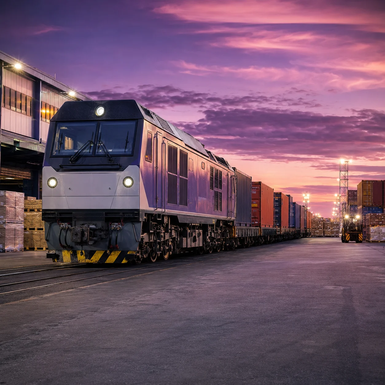 Tren cargo pentru transport feroviar internațional